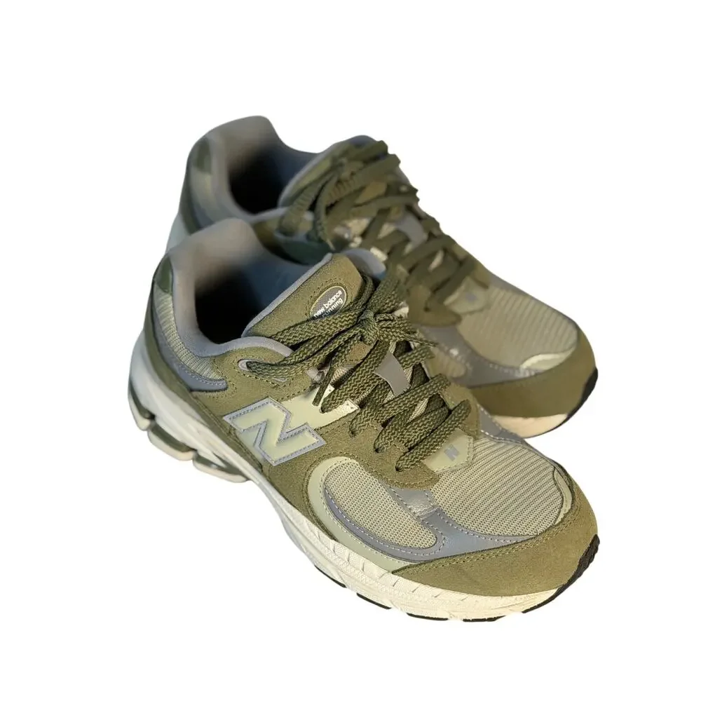 New Balance 2002R Running Sneakers  Olive/Gray Men's
